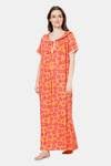 Naidu Hall Cotton Full Length Nightdress - Dark Pink — thumbnail 3